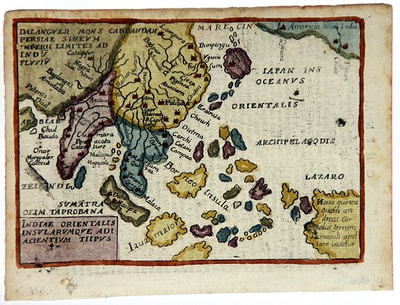 ORTELIUS,A., Indiae Orientalis Insularum Que Adi Acientium Tiipus., antique map, old maps