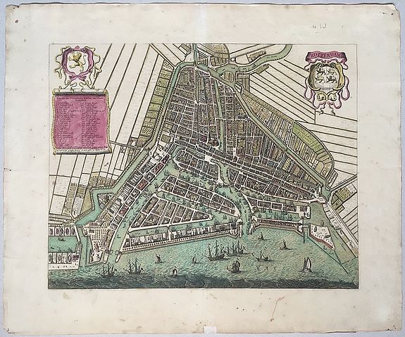 WIT, Frederick de, Rotterdam., antique map, old maps