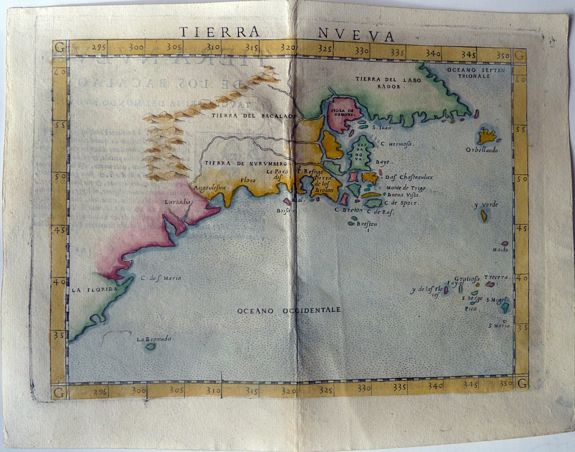 RUSCELLI / MALOMBRA., TIERRA NUEVA., antique map, old maps