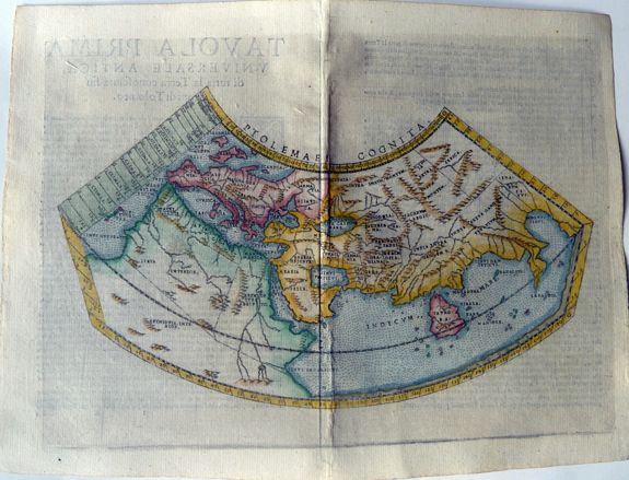 RUSCELLI / MALOMBRA., TAVOLA PRIMA UNIVERSALE ANTICA., antique map, old maps