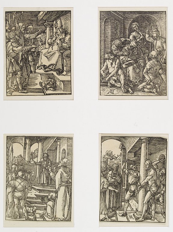 DÜRER,A., Four woodcuts by Albrecht Dürer., antique map, old maps