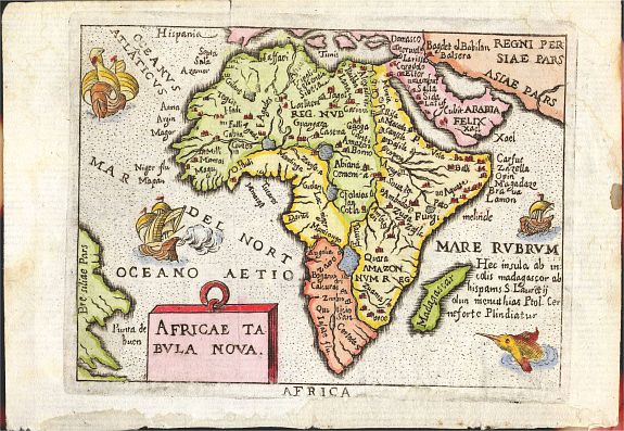 ORTELIUS,A., Africae Tabula Nova, antique map, old maps