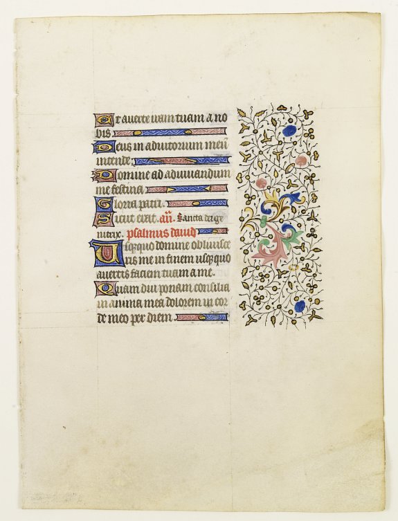 ANONYMOUS., BOOK OF HOURS., antique map, old maps