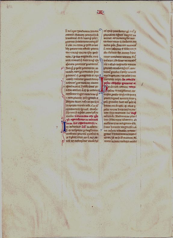 Anonymous, Peter Lombard?s Sententiarum ca. 1260, antique map, old maps