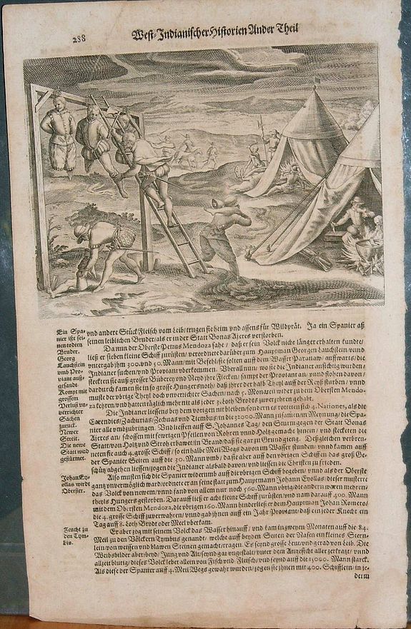DE BRY, Th., Grand Voyages, antique map, old maps