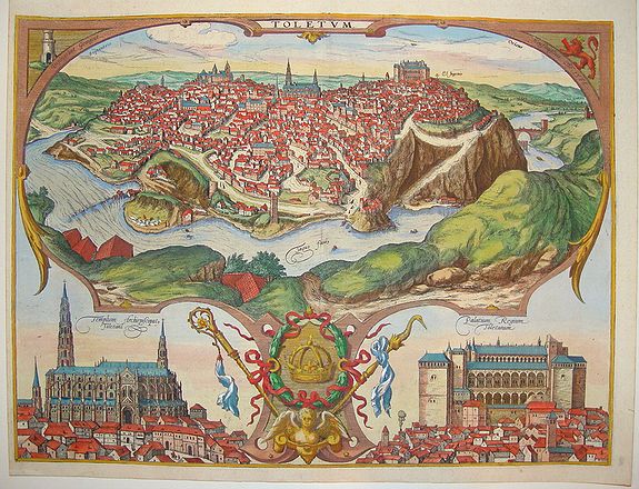 BRAUN, G. / HOGENBERG, F., Toletum, antique map, old maps