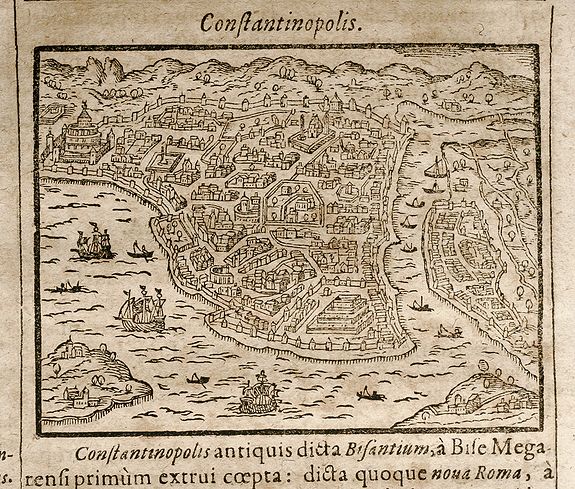 Saur, A., Constantinopolis, antique map, old maps