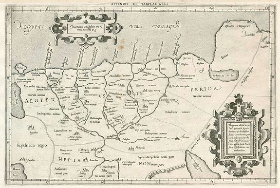 MERCATOR, G., Appendix III Tabulae Afr:, antique map, old maps