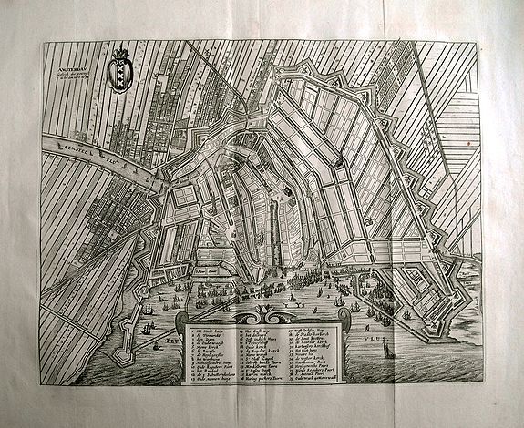 SMIENT, O. / J., AMSTERDAM Gelyek die geweest is tot dem iare 1658., antique map, old maps