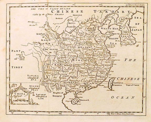 JEFFREYS, T., China., antique map, old maps