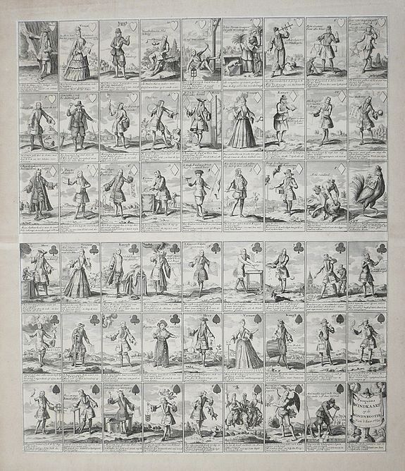 ANONYMOUS, Pasquins Windkaart op de Windnegotie van 't Iaar 1720. , antique map, old maps