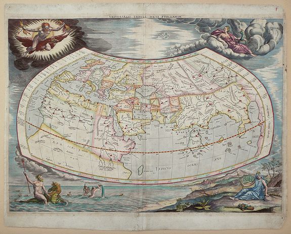 MERCATOR, G., Universalis Tabula juxta Ptolemaeum ..., antique map, old maps