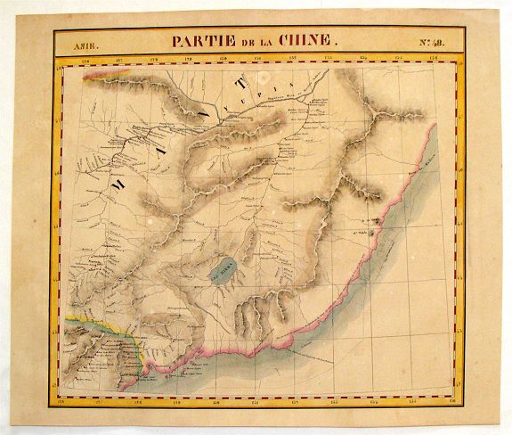 VANDERMAELEN, P., Partie de la Chine - No. 48, antique map, old maps
