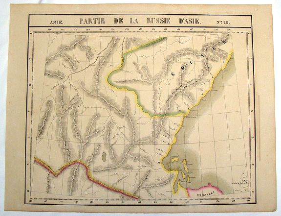 VANDERMAELEN, P., Asie, Partie de la Russie D'Asie, No. 26., antique map, old maps