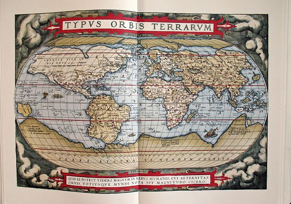 ORTELIUS, Abraham , Theatrum Orbis Terrarum (facsimile atlas) and The History of Abraham Ortelius and His Theatrum Orbis Terrarum., antique map, old maps
