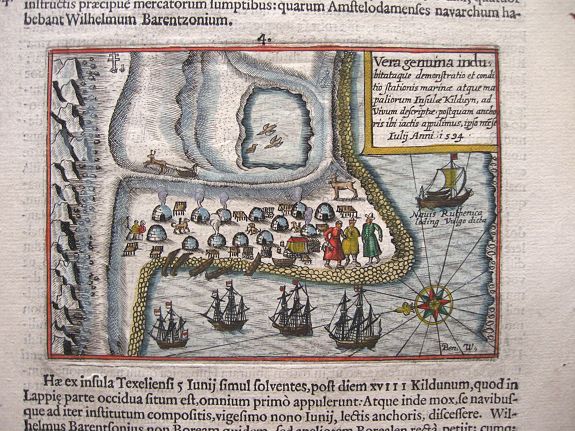 PONTANUS, J.I., Vera Genuina, Island of Kilduyn., antique map, old maps