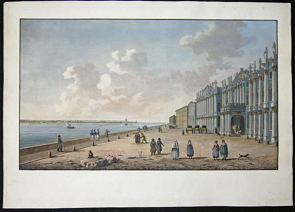 Anonymous, (Imperial Palace in St. Petersburg), antique map, old maps