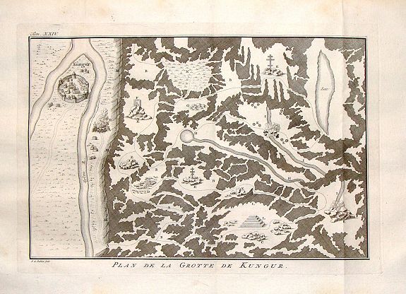 BELLIN, J., Plan de la Grotte de Kungur., antique map, old maps