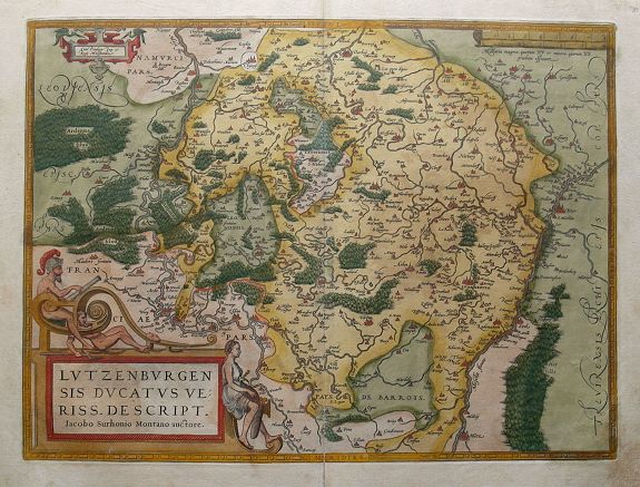 ORTELIUS, A., Lutzenburgensis Ducatus Veriss Descript., antique map, old maps