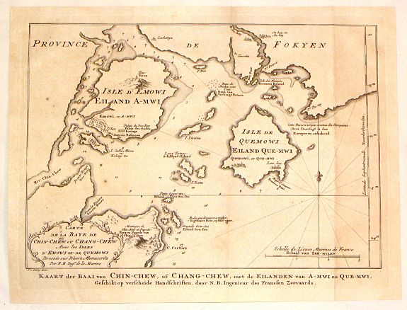 SCHLEY, J., Kaart der Baai van Chin-Chew, of Chang-Chew., antique map, old maps