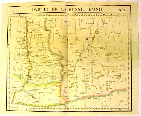 VANDERMAELEN, P., Asie, Partie de la Russie d'Asie, No.21., antique map, old maps