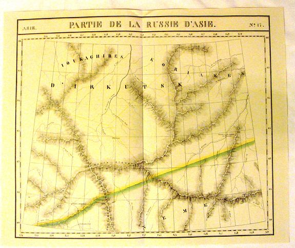 VANDERMAELEN, P., Asie, Partie de la Russie d'Asie, No.17., antique map, old maps
