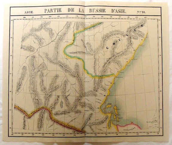 VANDERMAELEN, P., Asie, Partie de la Russie d'Asie, No.26., antique map, old maps