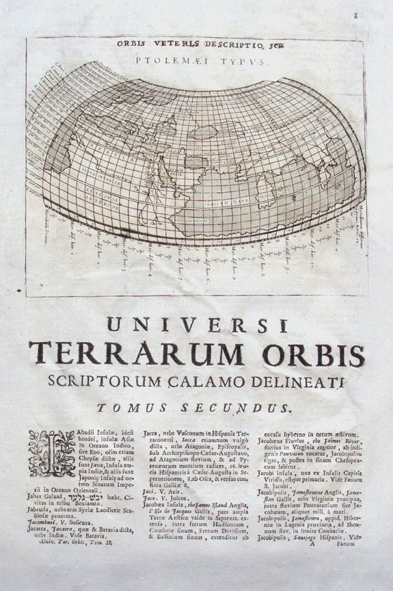 MAGINI, G. A., Orbis Veteris Descriptio, seu Ptolemaei Typus., antique map, old maps