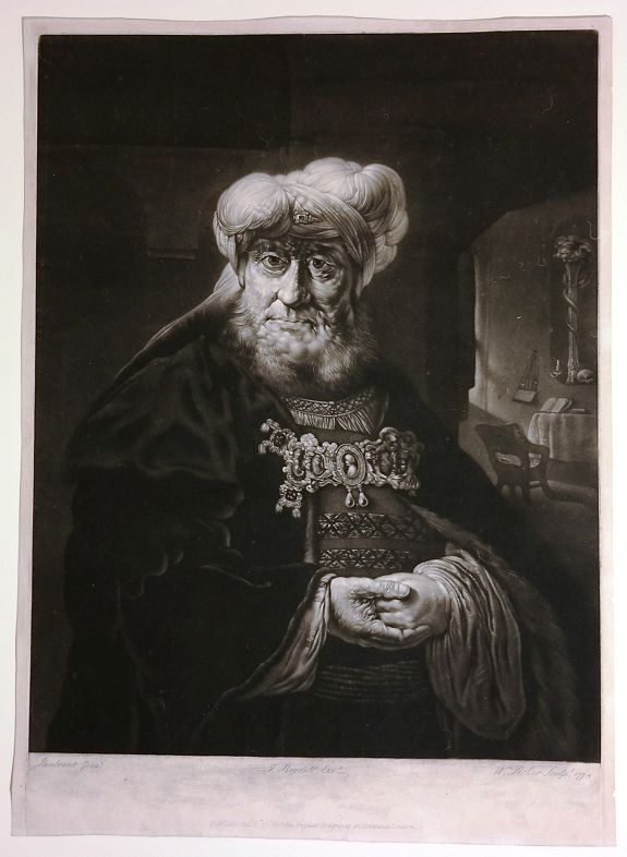 PETHER, W., A Jew Rabbi or King Uzziah, antique map, old maps