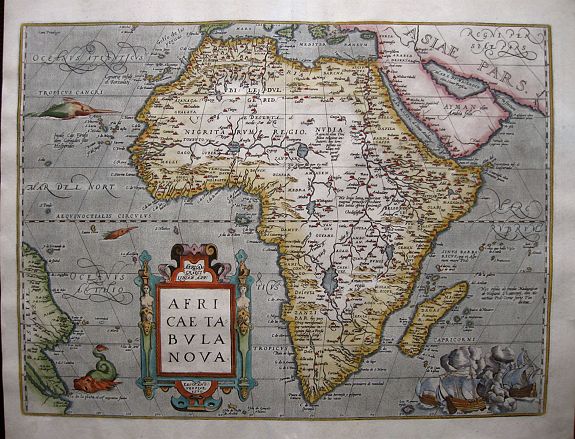 ORTELIUS, A., Africae Tabula Nova., antique map, old maps