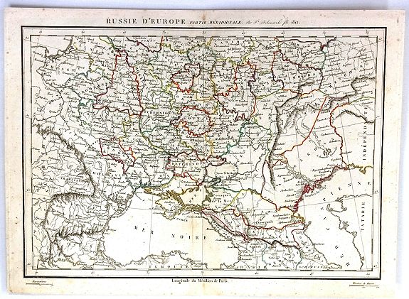 DELAMARCHE, C.F., Russie D'Europe (Partie Neridionale), antique map, old maps