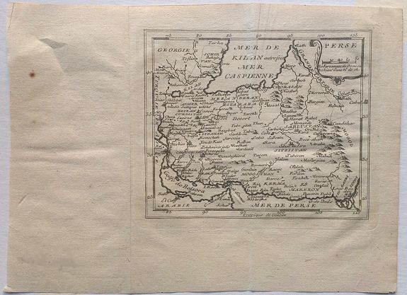 MEDRANO, F., Perse (Persia) , antique map, old maps