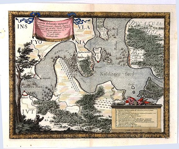 DAHLBERGH, E., Accurata Delineatio Oppugnatae a Federatis, Caesareis, Polonicis, Danicis…, antique map, old maps