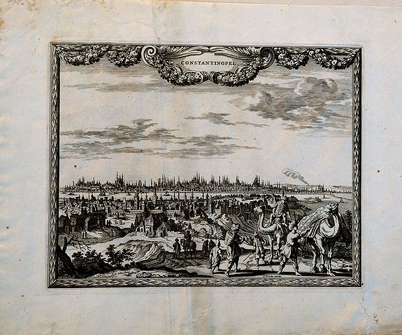 VISSCHER, N., Constantinopel, antique map, old maps