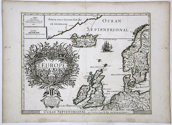 PIERRE du VAL, L'EUROPE, antique map, old maps