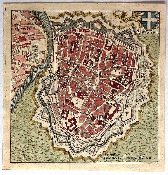 DESING, A., Stat Wienn., antique map, old maps
