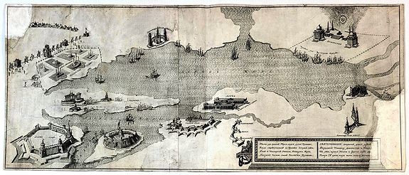 ANONYMOUS, Rare Russian Map (Untitled)., antique map, old maps