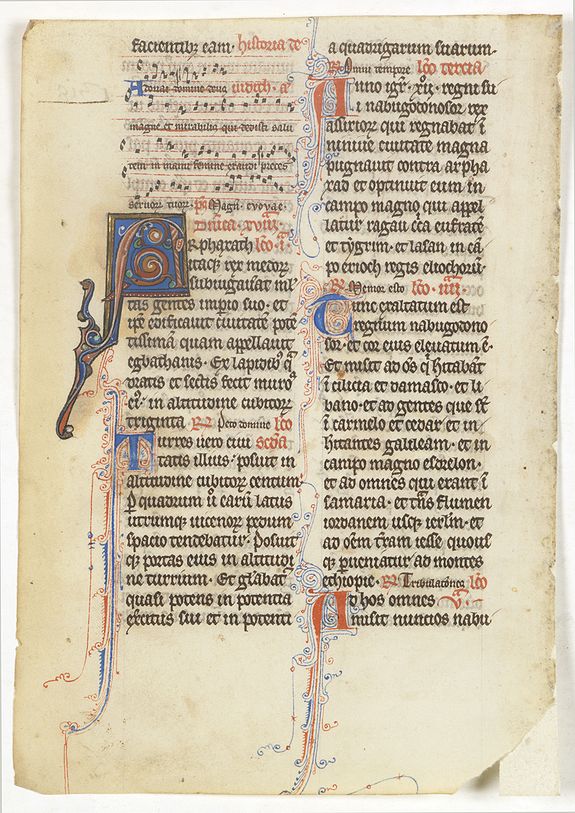 PSALTER/BREVIARY., PSALTER / BREVIARY, antique map, old maps