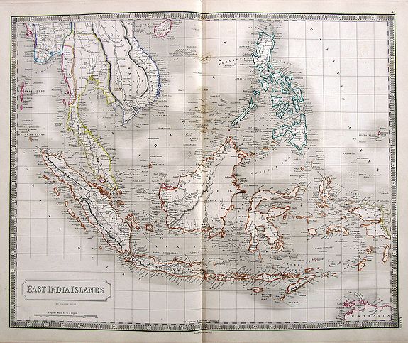 HALL, S., East India Islands., antique map, old maps