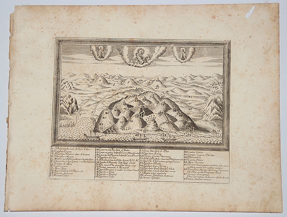 (FRANCHESINI), NORTH ISRAEL / MOUNT CARMEL., antique map, old maps