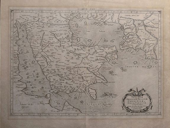 MERCATOR, G., TAB. VI ASIAE, Arabiam Felicem, Carmaniam as Sinum Persicum comprehendens. , antique map, old maps