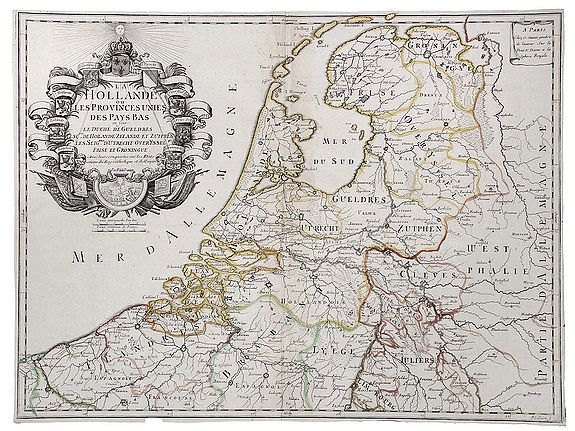 de la POINTE, F., DANET, Guillaume., La Hollande ou les Provinces Unies des Pays Bas., antique map, old maps