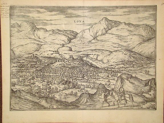 BRAUN,G./HOGENBERG,F., Loxa., antique map, old maps