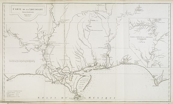 D'ANVILLE, J.B.D., Carte de la Louisiane., antique map, old maps