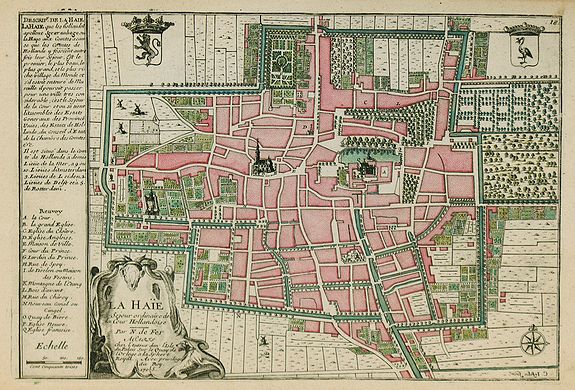 DE FER, N., La Haie ..., antique map, old maps