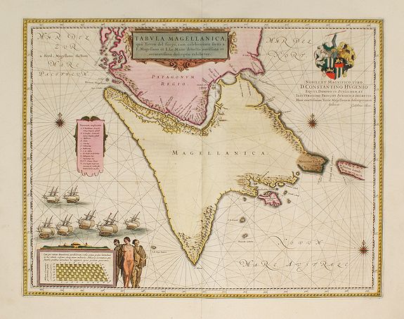 BLAEU, J., Tabula Magellanica., antique map, old maps