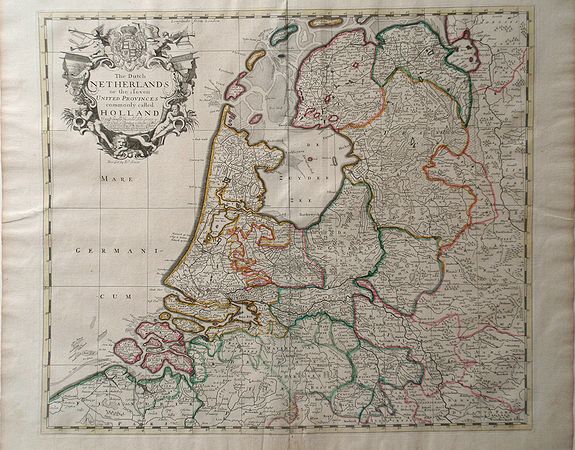 SENEX, J., The Dutch Netherlands or the Seven United Provinces Commonly Called Holland., antique map, old maps