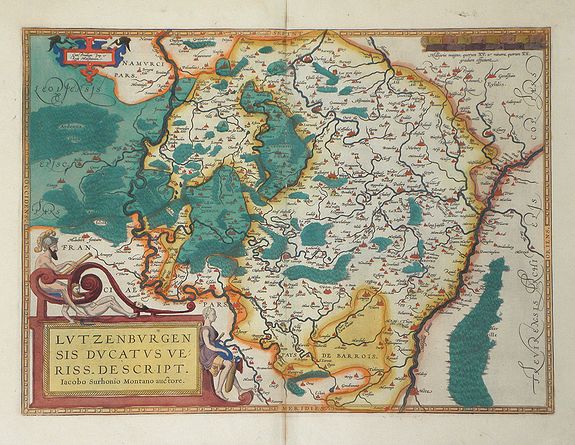 ORTELIUS, A., Lutzenburgensis Ducatus Veriss Descript., antique map, old maps