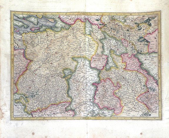 MERCATOR, G., Le Duche de Brabant (untitled), antique map, old maps