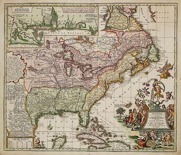 SEUTTER, M., Accurata delineatio Regionis Ludovicianae., antique map, old maps
